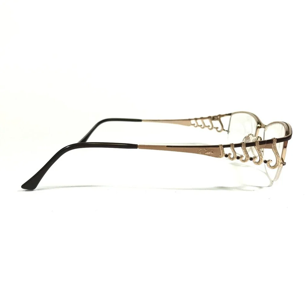 Cazal Eyeglasses Frames MOD.1044 COL.003 Brown Gold Rectangular 54-16-135